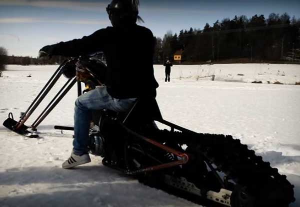 Motor Harley Davidson Ini Bisa Melaju Di Atas Salju
